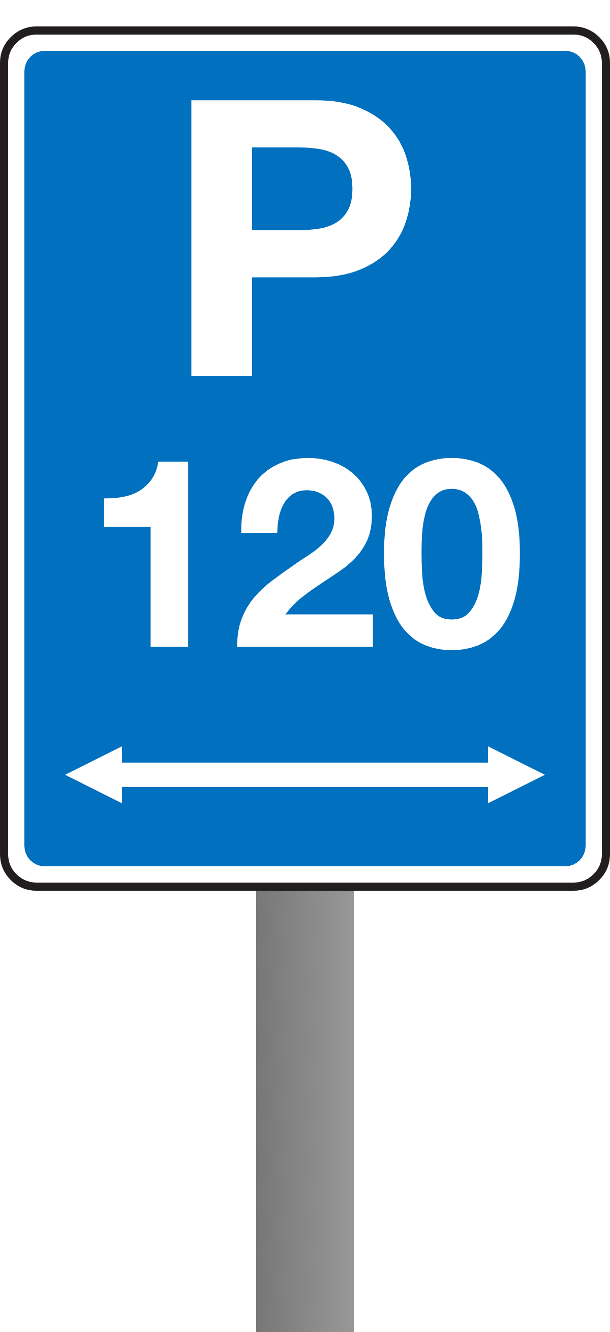 P120 Parking Sign