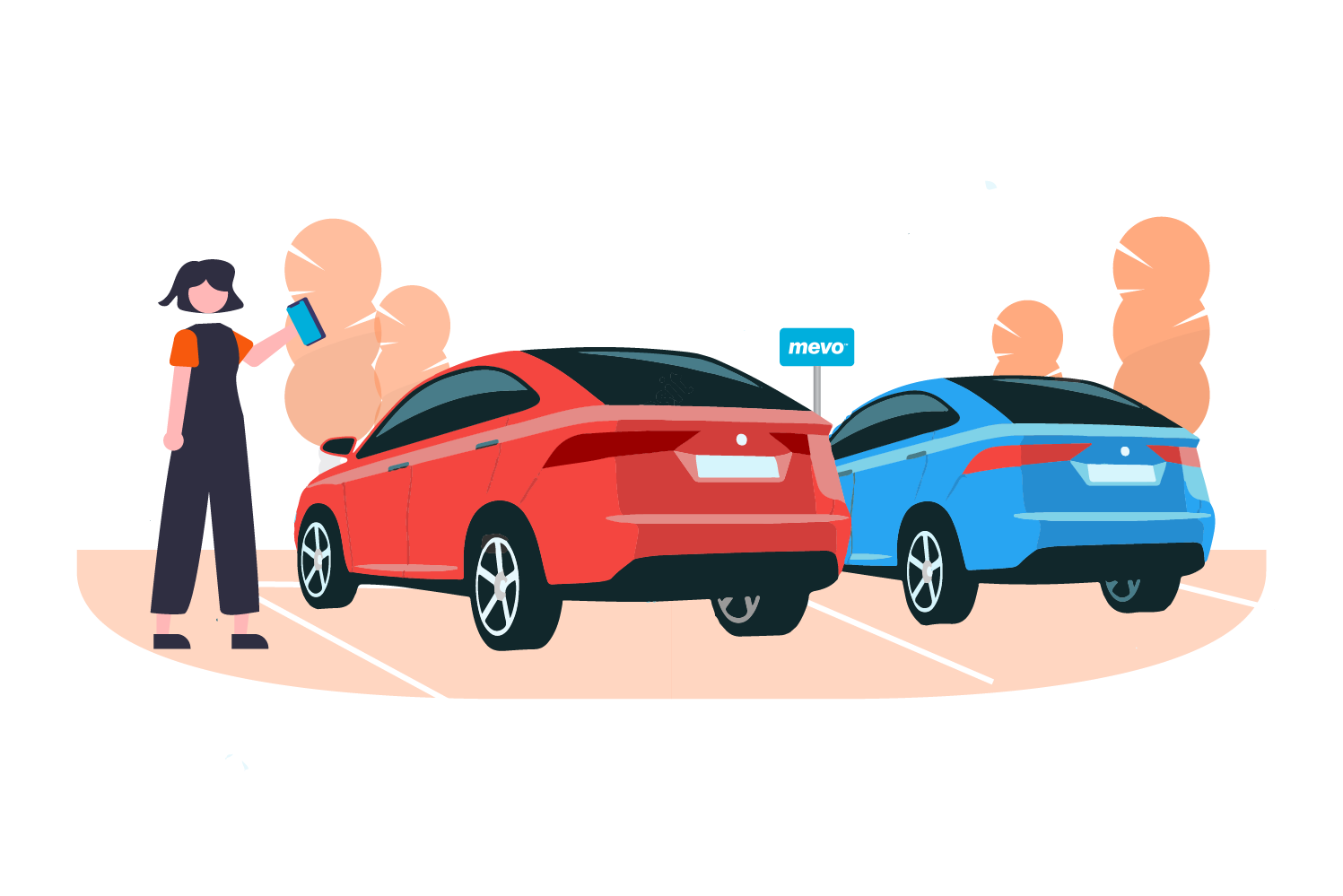 Loop base Parking Illustration