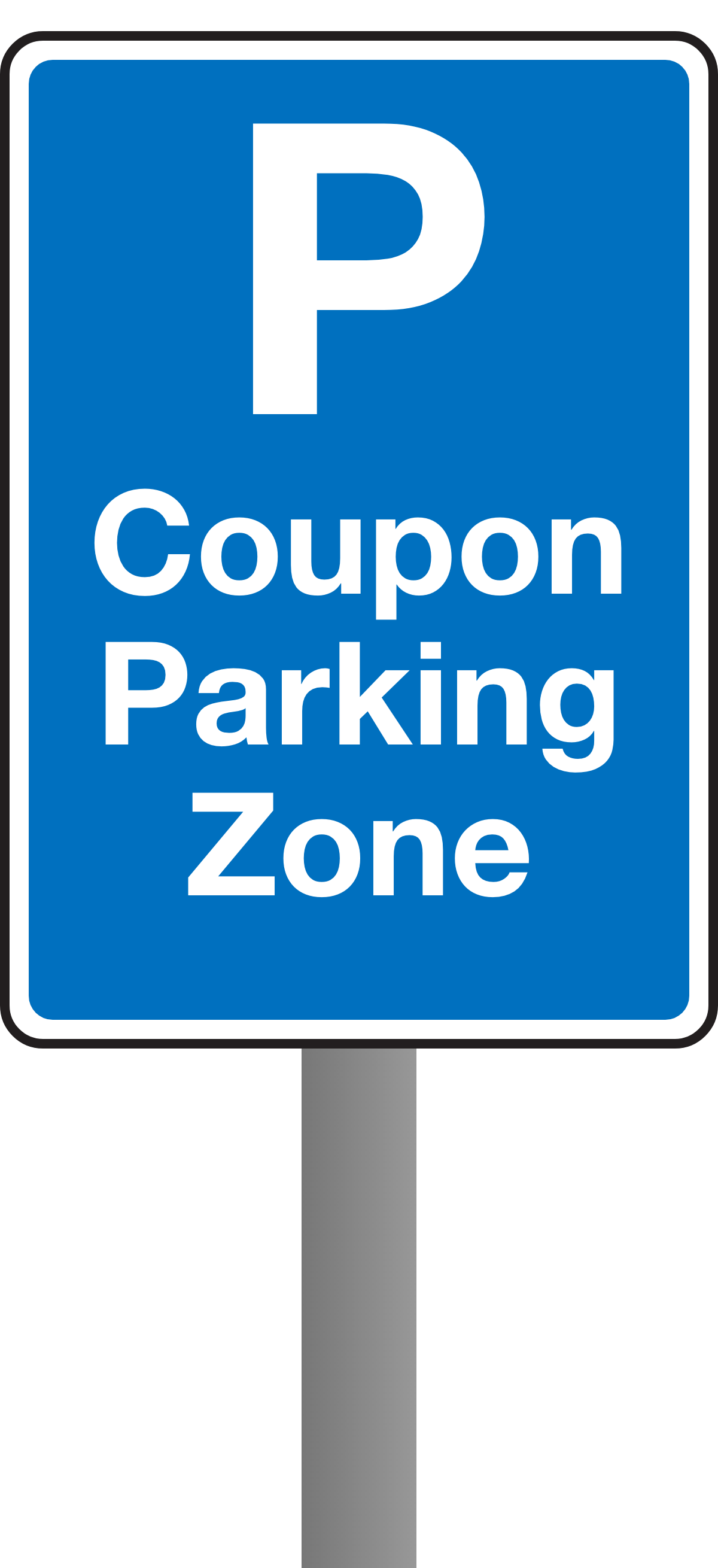 Coupon Parking Sign