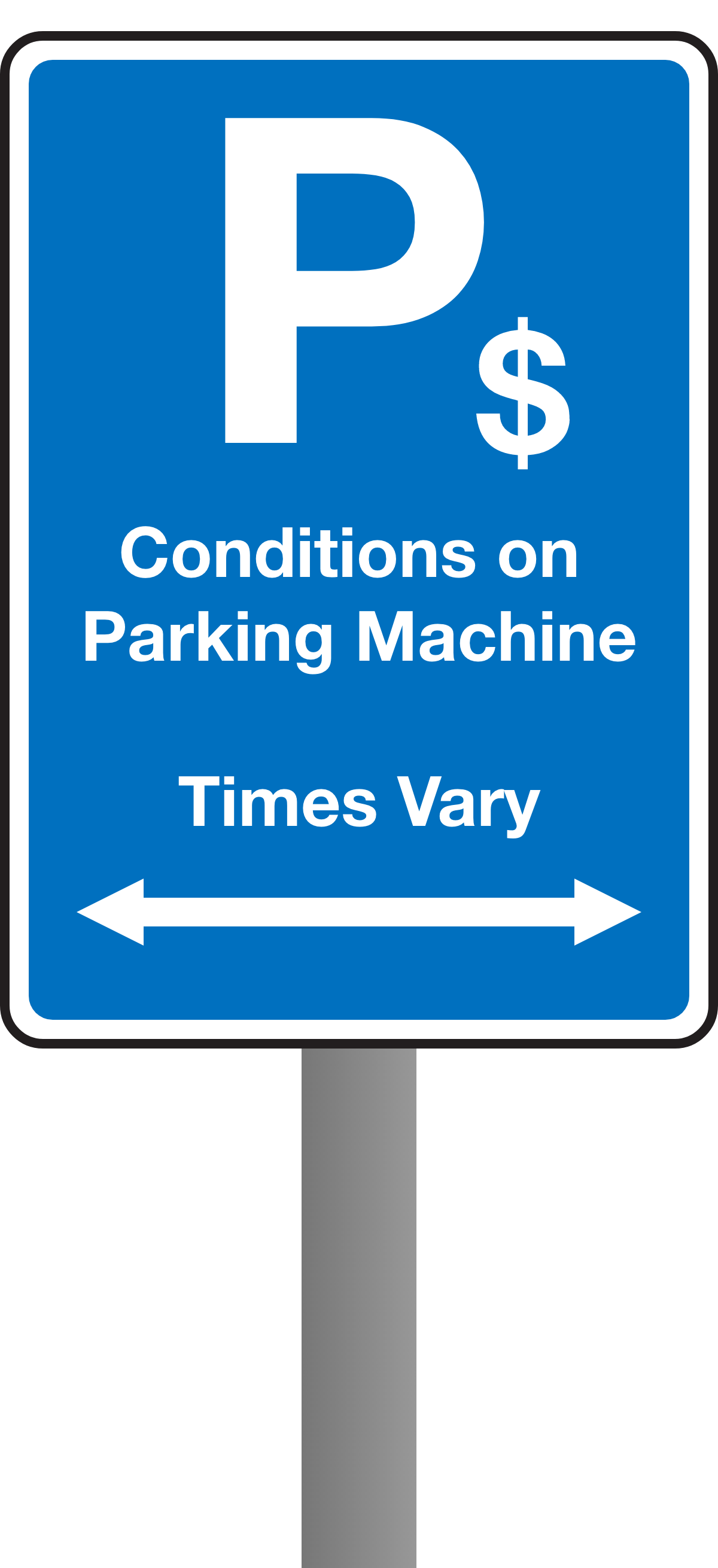 Metered Parking Sign